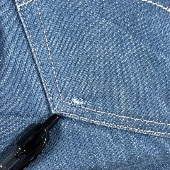 Levi's‎ 501XX Original Fit Blue Jeans Button Fly Mens Measures Size 42x30 Baggy - Picture 15 of 16